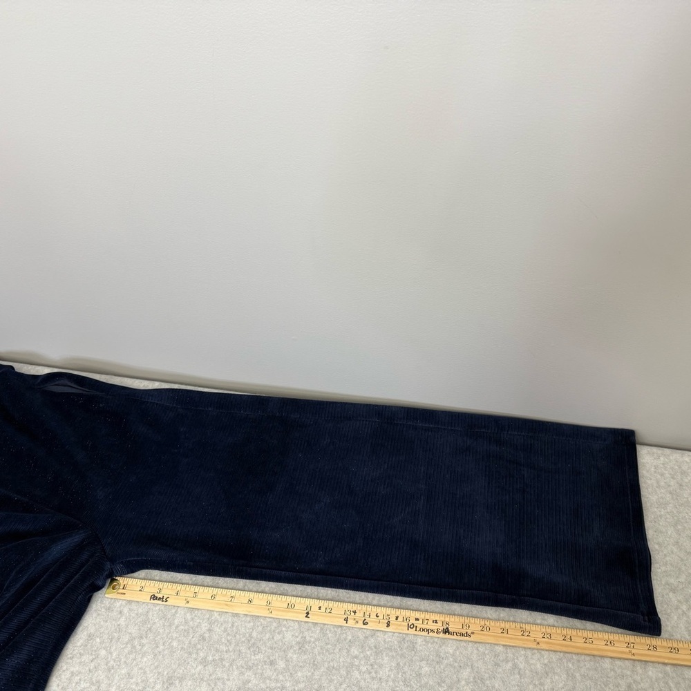 SMASH + TESS Tuesday Wide Leg Velvet Romper in Sparkle Navy size Small - Picture 12 of 14